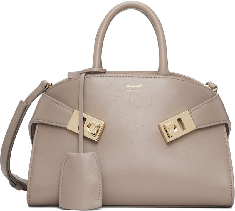 Taupe XS Hug Hand Bag 262270F046011