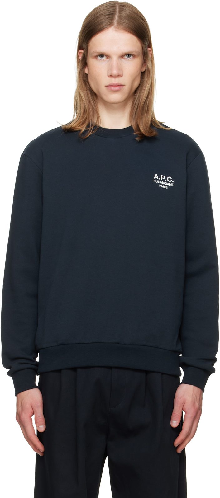 Navy Standard Rue Madame Sweatshirt 262252M204000