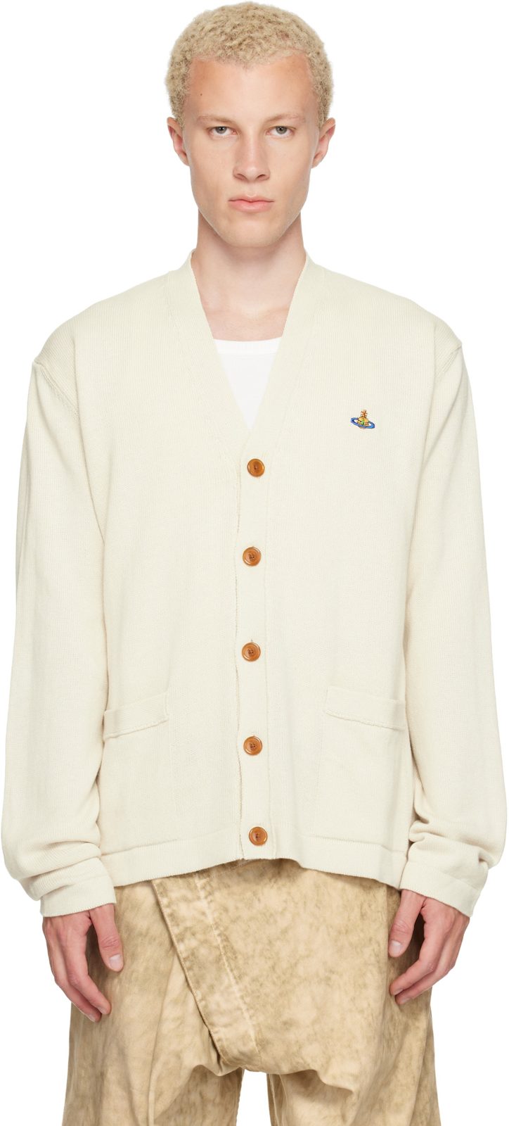 오프화이트 Alex Cardigan 262314M200006