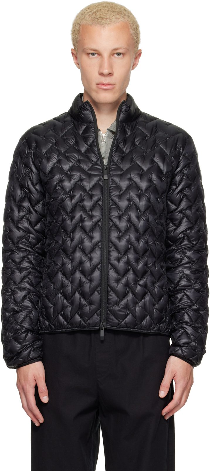 Black Gamma Down Jacket 262111M178002