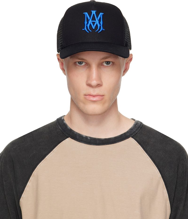 Black MA Trucker Cap 262886M139006