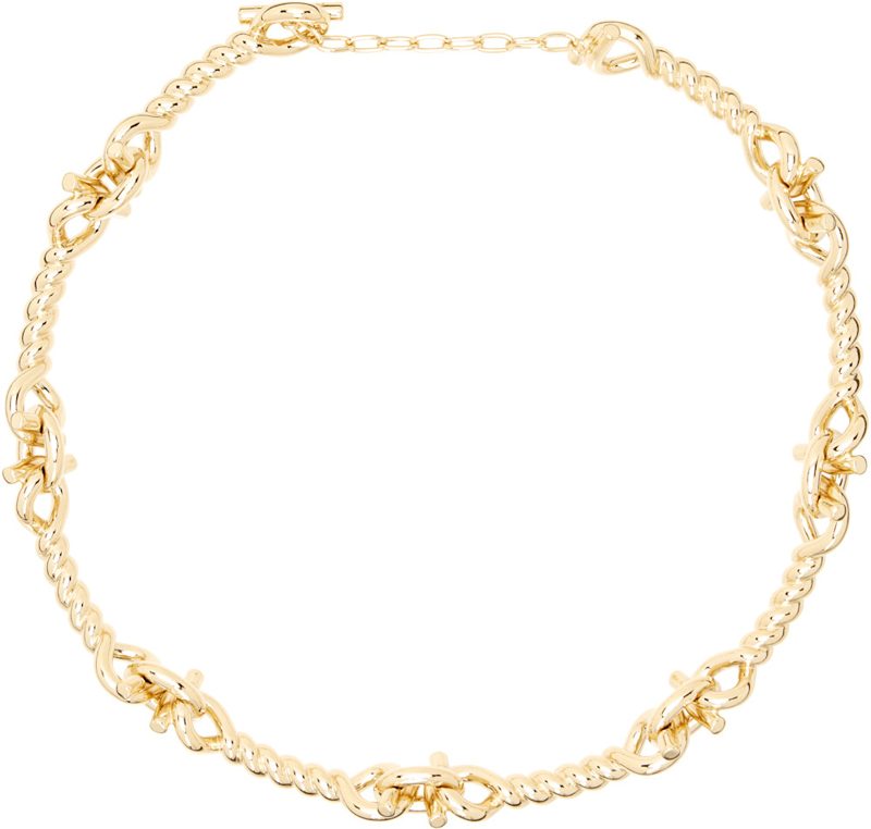 Twisted Chain Gancini Necklace 262270F023000