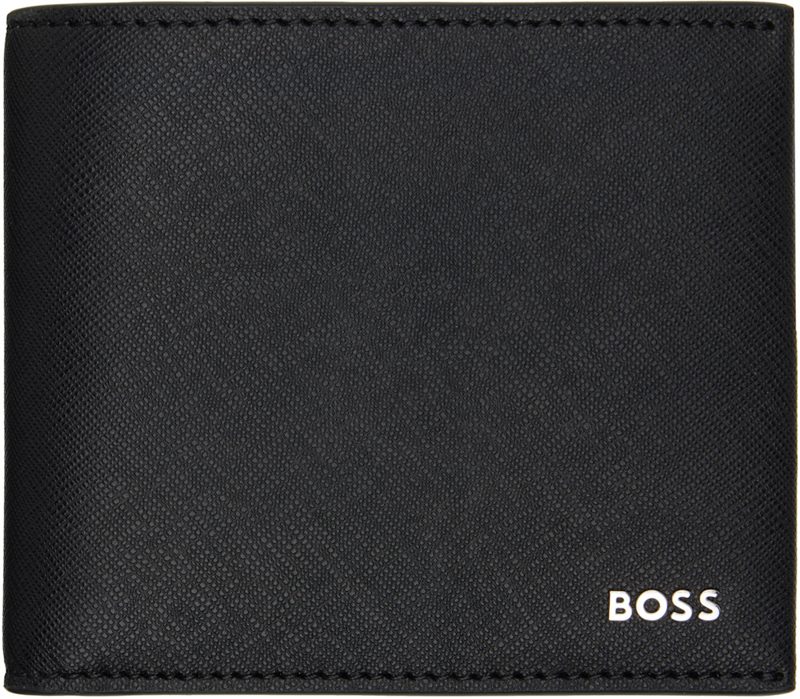 Black Saffiano Leather Wallet 262085M164011