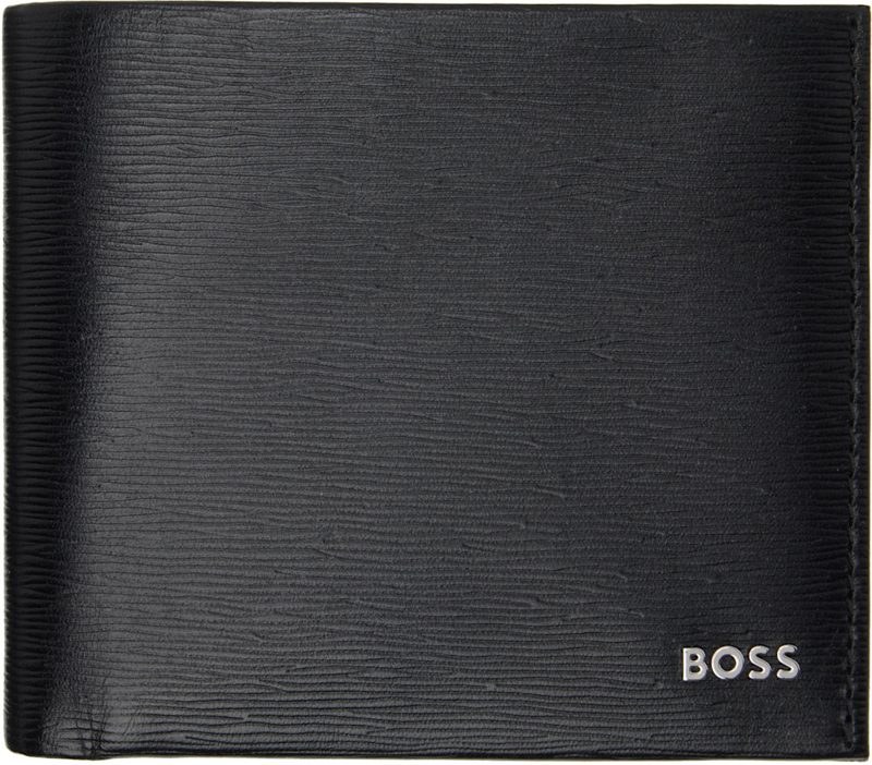 Black Leather Wallet 262085M164009