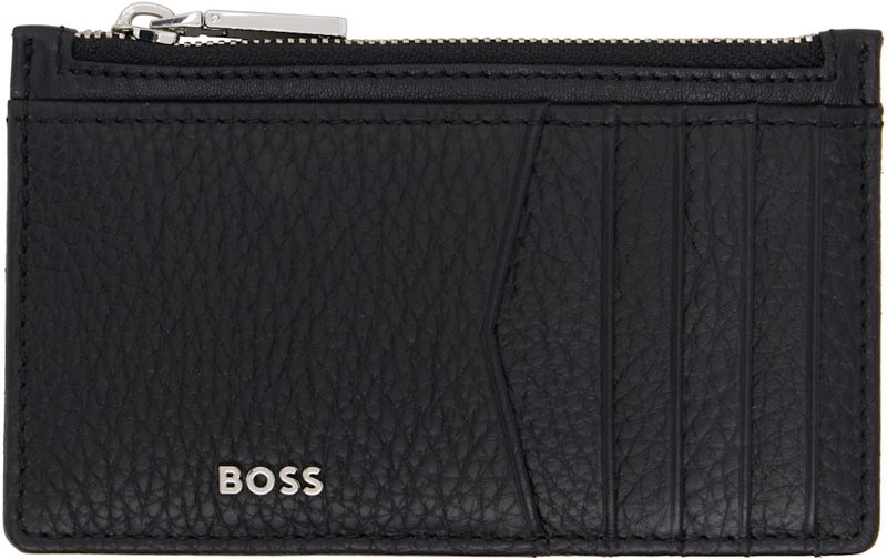 Black Logo Hardware Card Holder 262085M163003