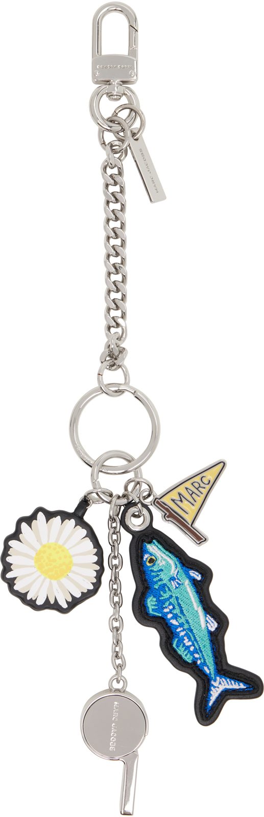 Silver Camp Whistle Cluster Bag Charm 262190F283002