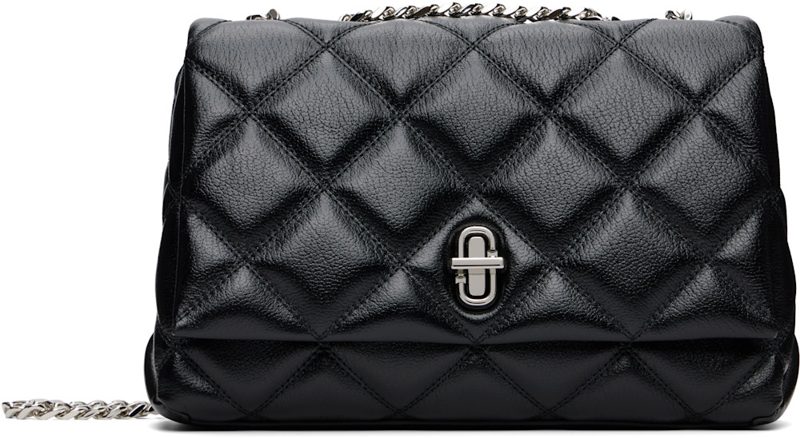 Black The Quilted Slim Dual Convertible Shoulder Bag 262190F048010
