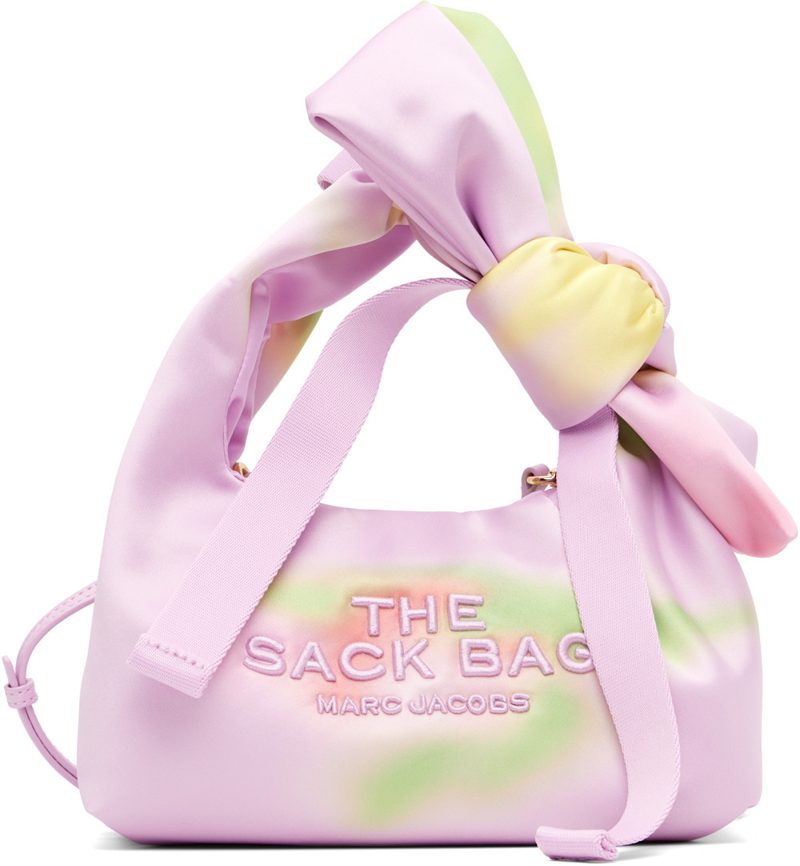 Pink The Mini Blurred Sack Tote 262190F048025