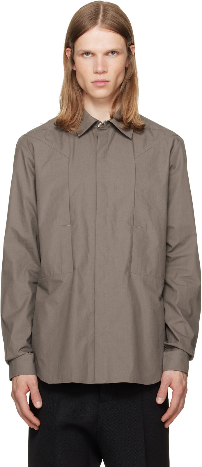 Gray Tower Fogpocket Overshirt 262232M192023