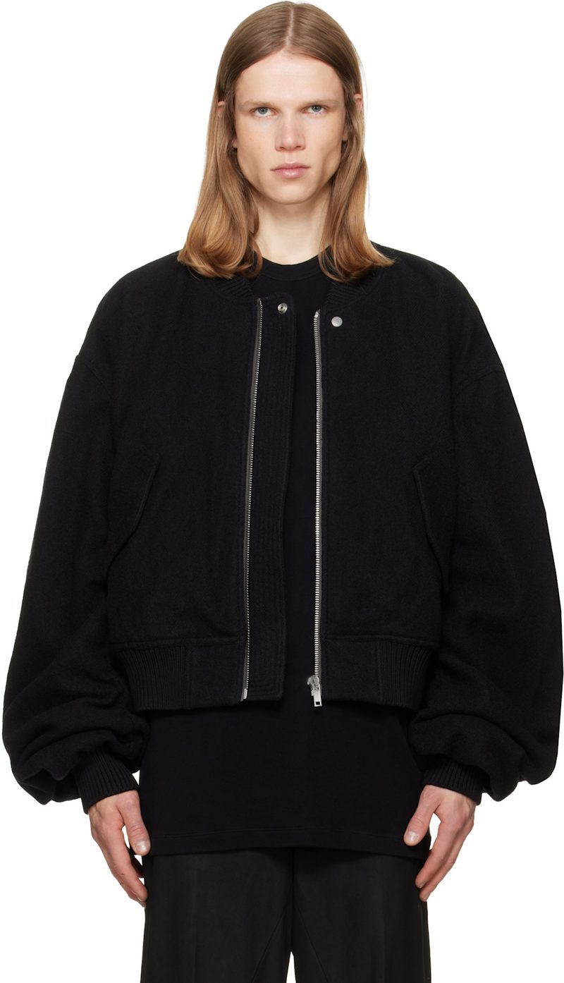 Black Tower Secchia Flight Bomber Jacket 262232M175000