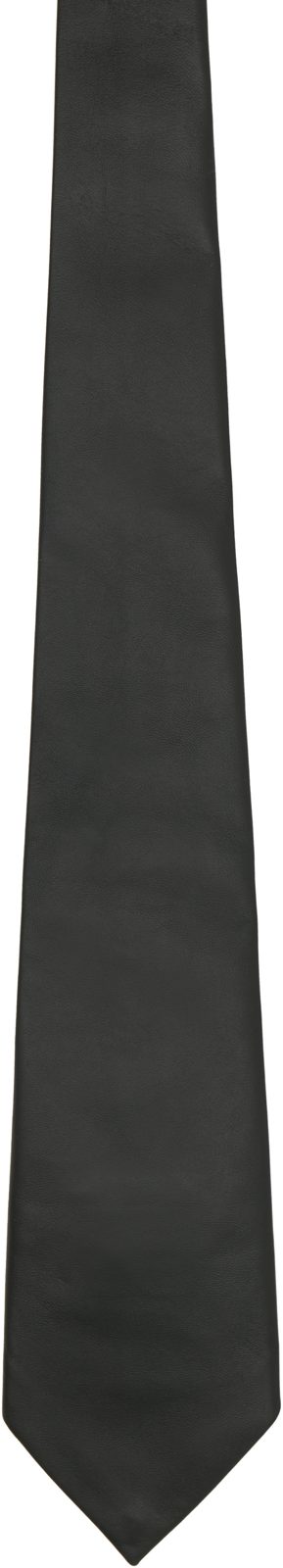 Green Leather Tie 262798M158000