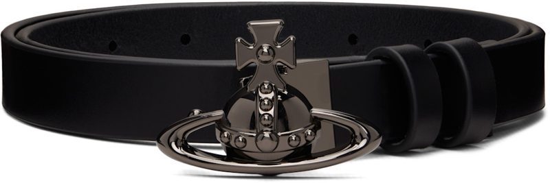 Black Orb Buckle Belt 262314M131009