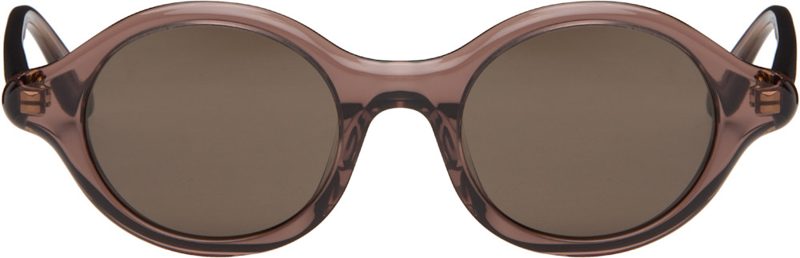 Brown Epsilon Slim Sunglasses 262677M134016