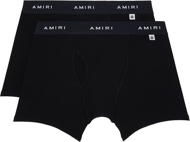 Two-Pack Black [아미리] Boxer Briefs 262886M217001