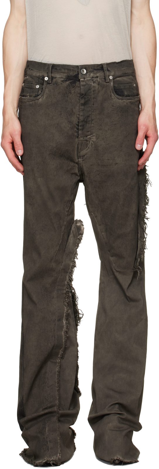 Gray Tower Bolan Bootcut Jeans 262232M186005