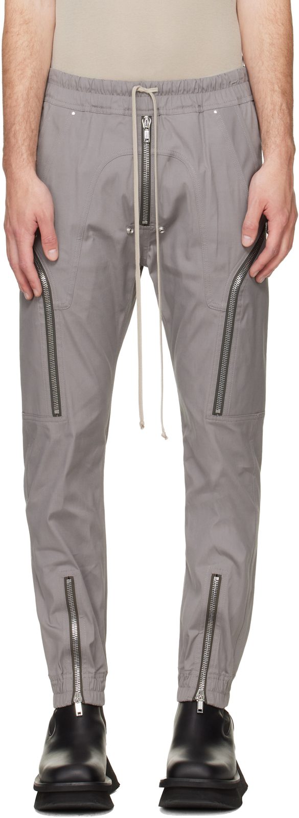 Gray Tower Heizer Cargo Pants 262232M188004