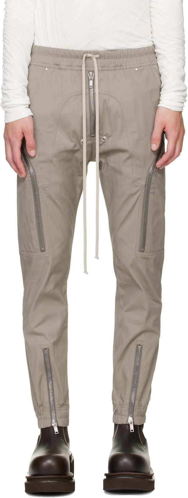 Gray Tower Heizer Cargo Pants 262232M188002