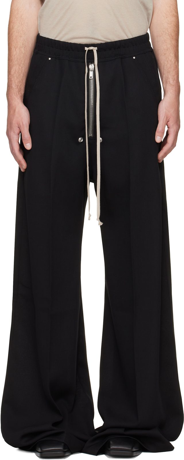 Black Tower Wide Bela Trousers 262232M191041