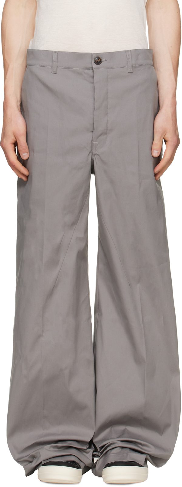 Gray Tower Work Trousers 262232M191032