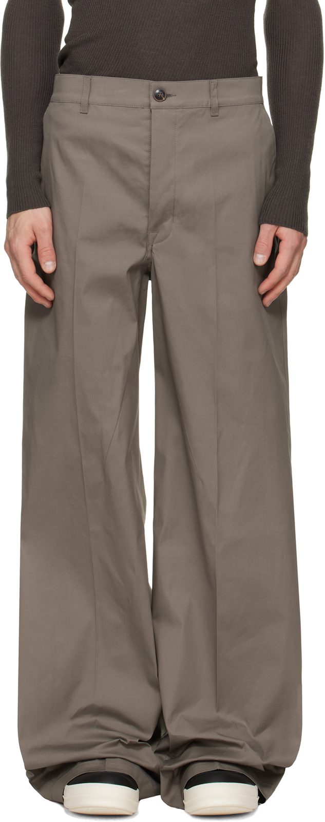 Gray Tower Work Trousers 262232M191031