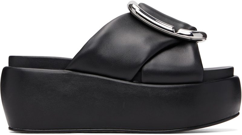 Black The Pop J Marc Platform Sandals 262190F124003