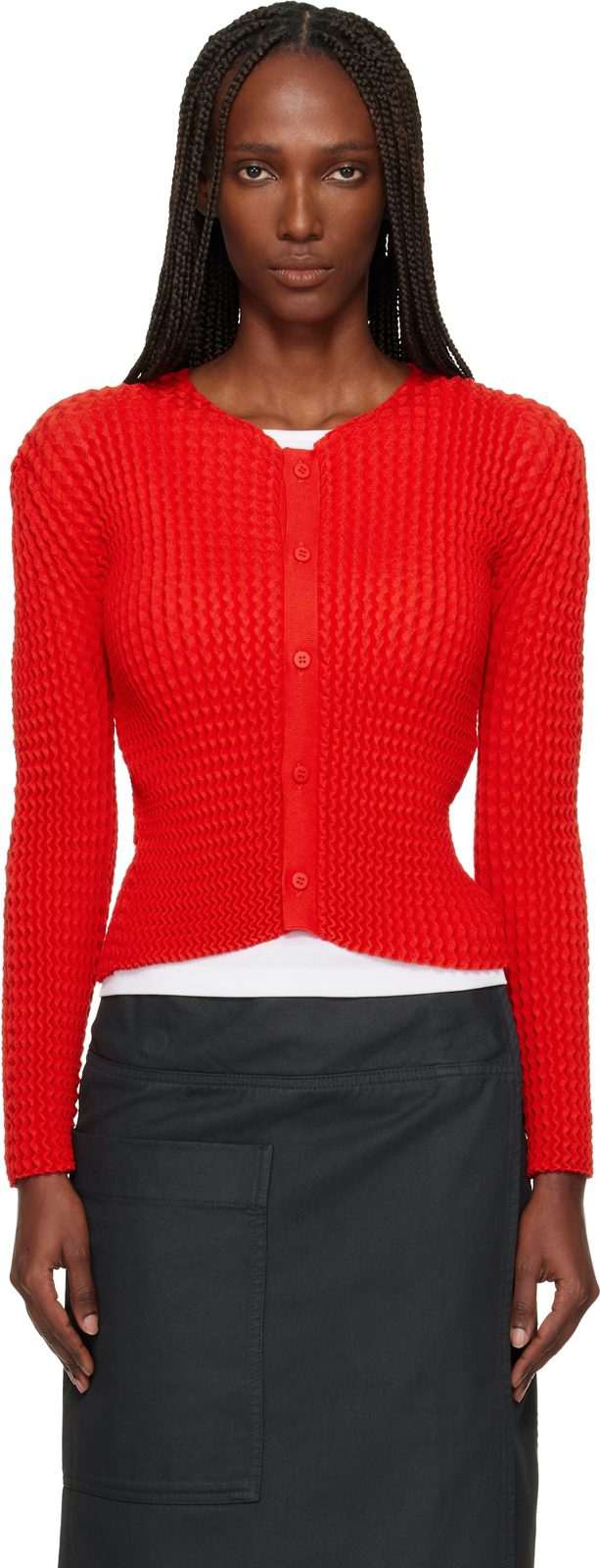 Red October Spongy-58 Cardigan 261809F095004