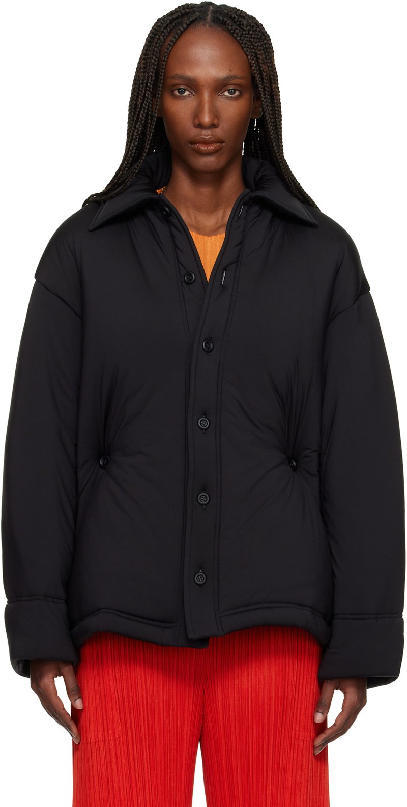 Black Pumped-T Jacket 261809F063001