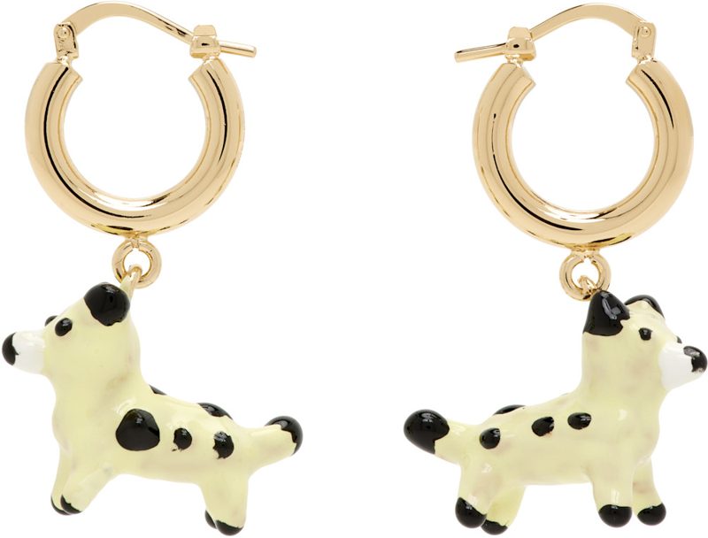 Marni Dog Charm Earrings 262379F022002
