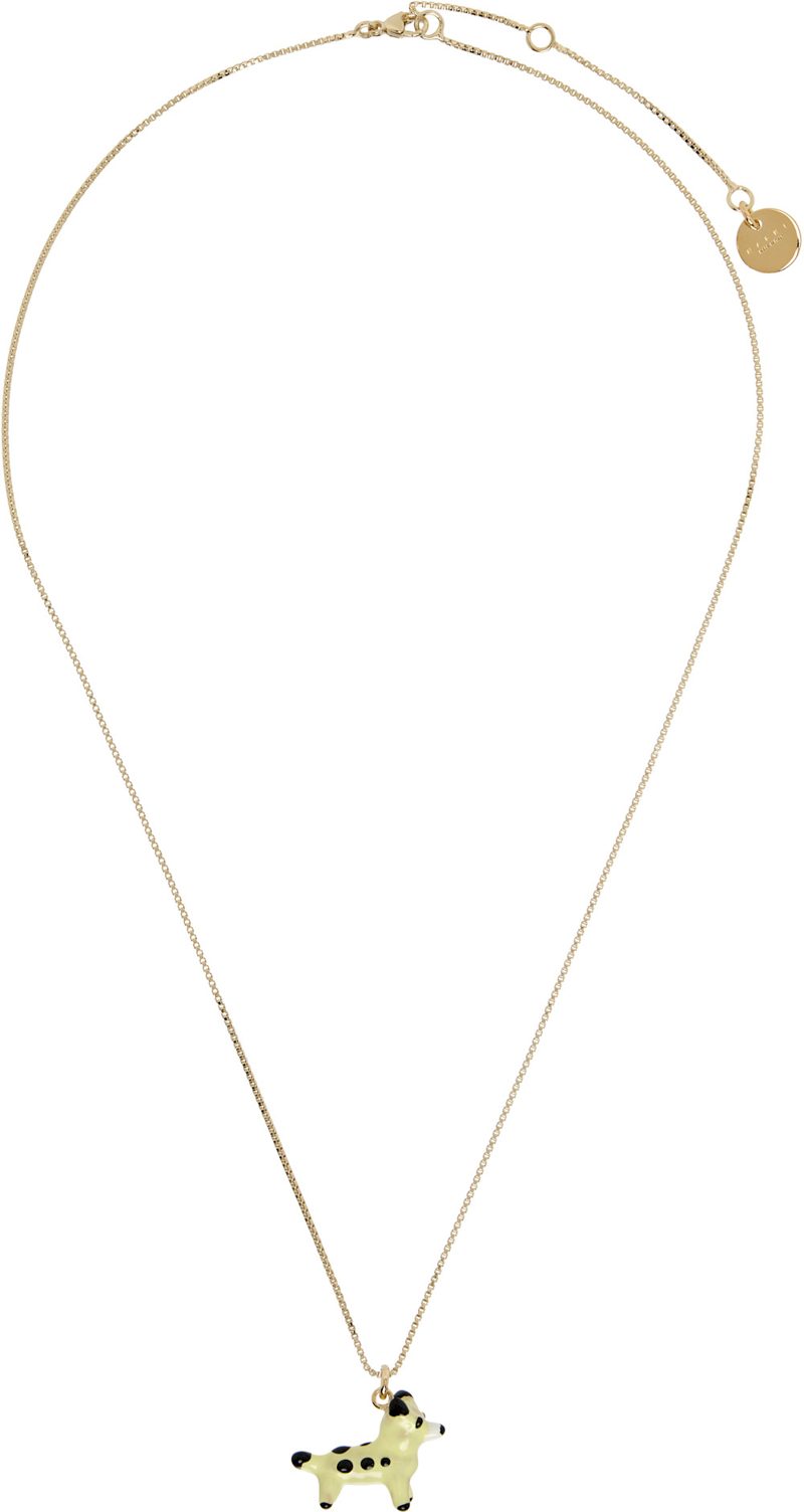 Marni Dog Charm Necklace 262379F023000