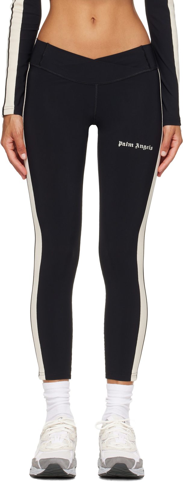 Black Classic Logo Low Track Leggings 261695F085000