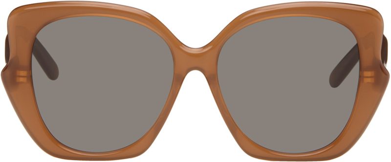 Tan Fantasy Slim Sunglasses 262677F005015