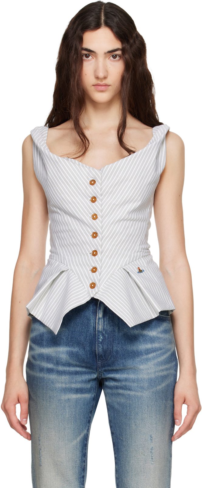Gray Monday Vest 262314F111010