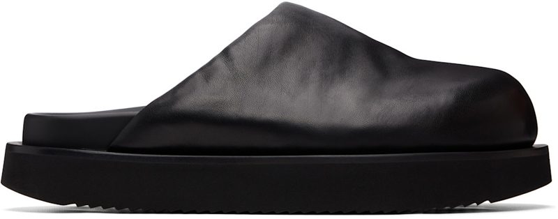 Black Tower Padded Platform Slides 262232M231000