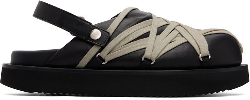 Black Tower Padded Megalace Platform Loafers 262232M231002