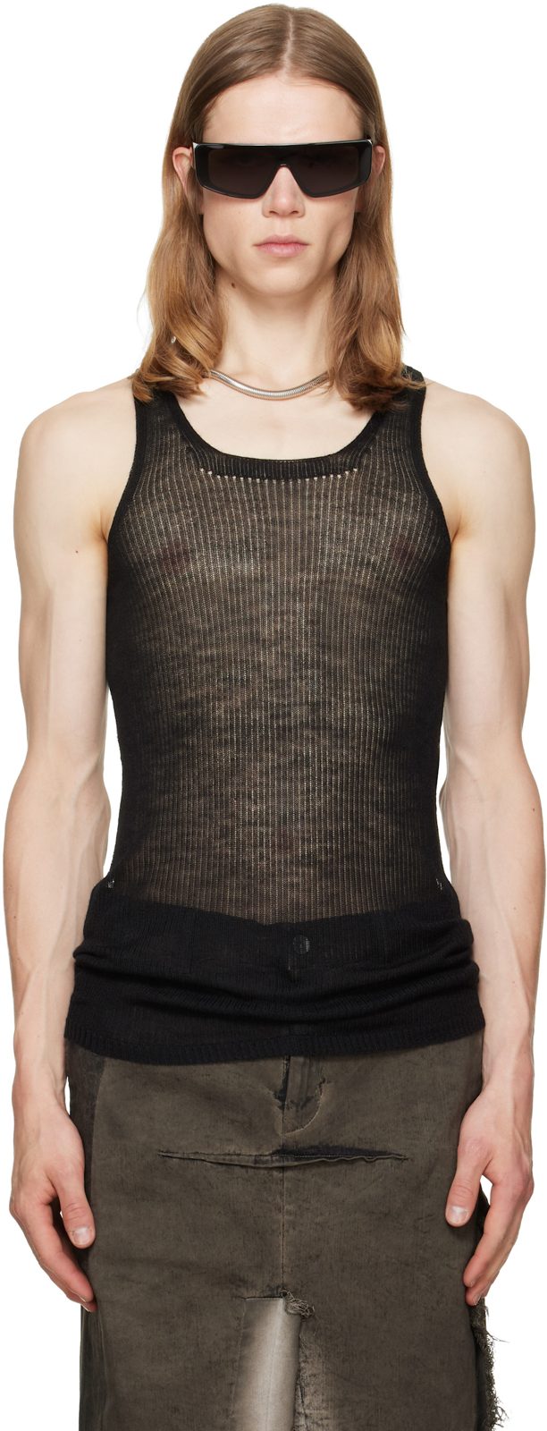 Black Tower Pony Tank Top 262232M214003