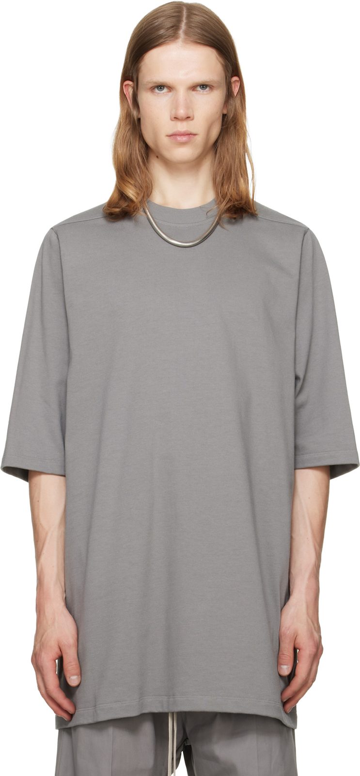 Gray Jumbo S / S T-shirt 262232M213075