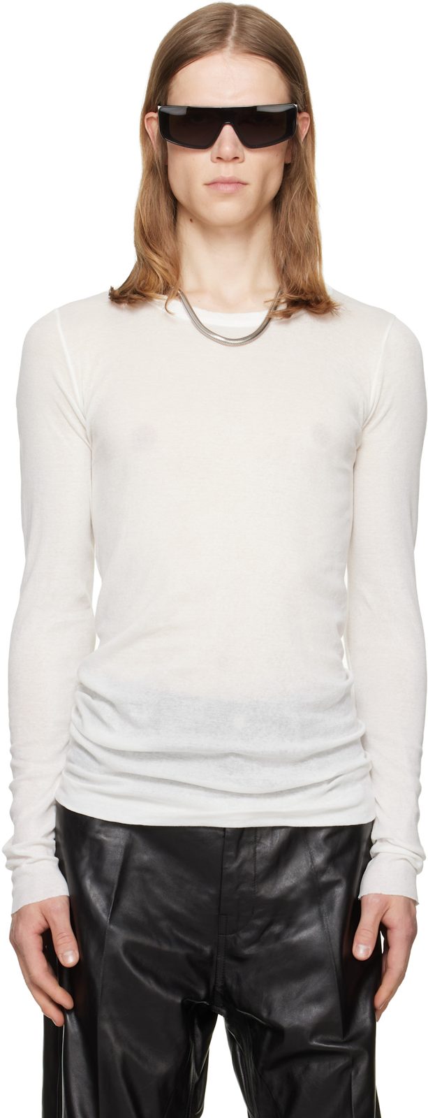 오프화이트 Tower Rib LS T-shirt 262232M213030