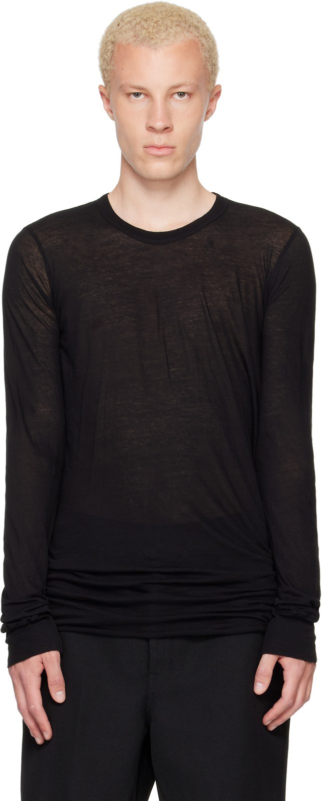 Black Tower Basic LS T-shirt 262232M213023
