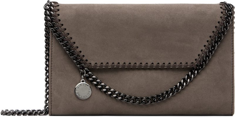Taupe Falabella Continental Wallet On Chain Bag 262471F048014