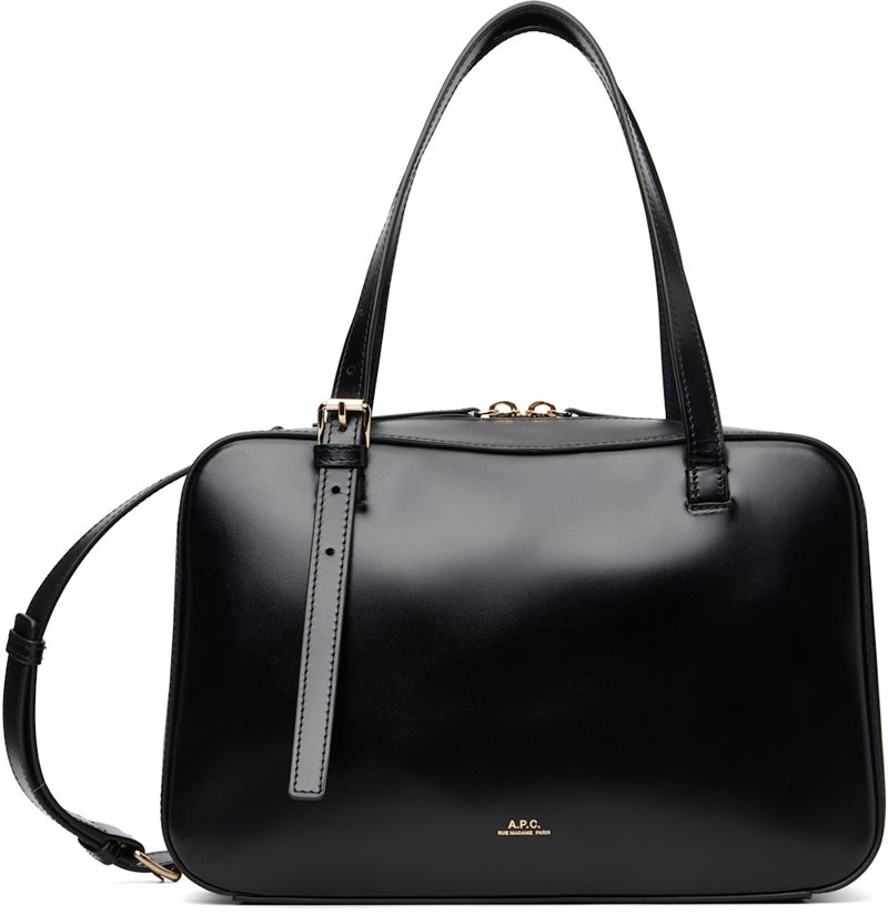 Black Virginie Box Bag 262252F048015