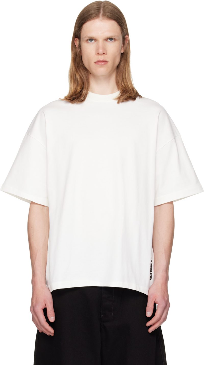 White Crew-Neck T-shirt 262249M213008