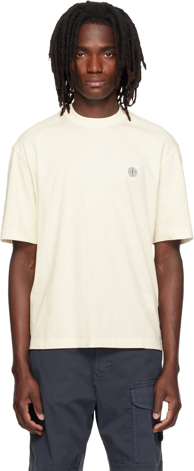 오프화이트 2100030 Combed Organic Cotton Jersey T-shirt 262828M213005