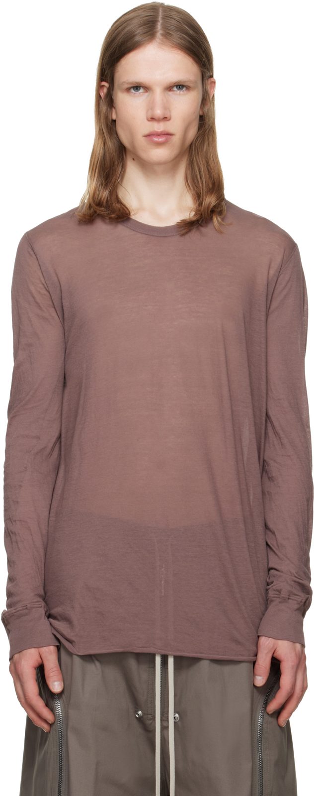 Purple Tower Basic LS T-shirt 262232M213017