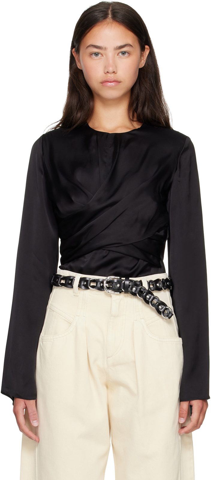 Black Neame Blouse 262600F107001