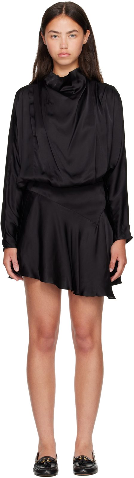 Black Neline Minidress 262600F052001
