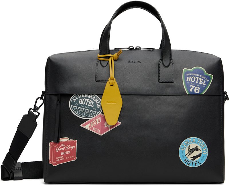 Paul Smith Black Folio Briefcase 262260M167000