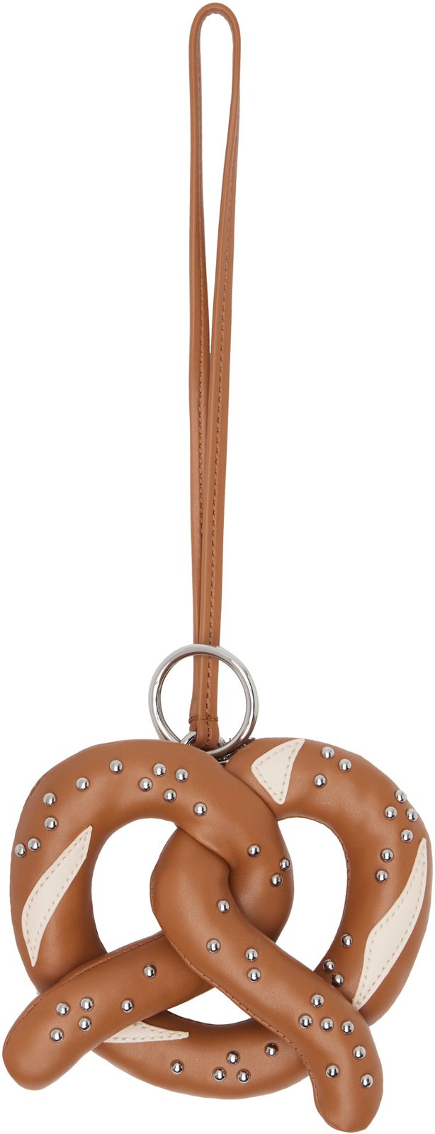 Brown Soft Pretzel Bag Charm 262190F283006
