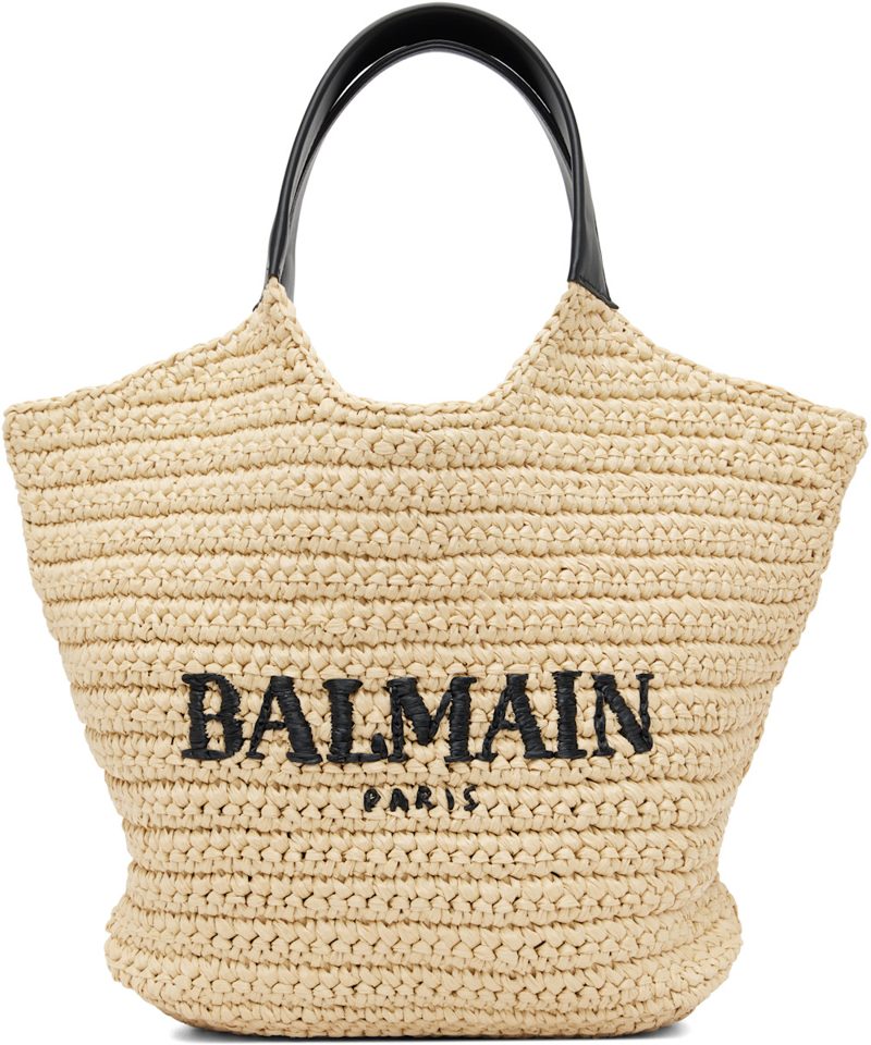 Beige Mini [발망] Crochet Tote 262251F049006