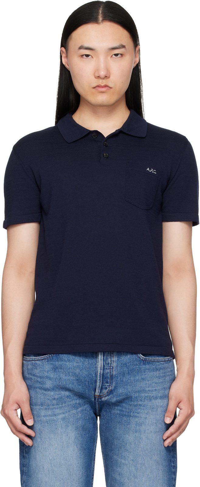 Navy Gide Polo 262252M212006