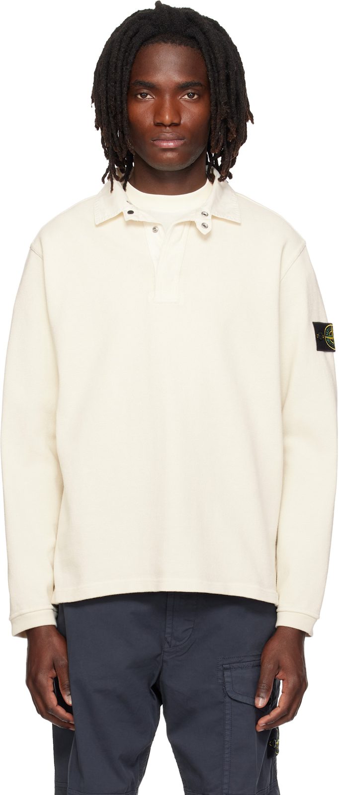 오프화이트 6100001 Heavy Cotton Jersey Polo 262828M212035